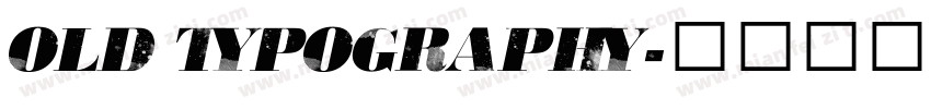 Old typography字体转换